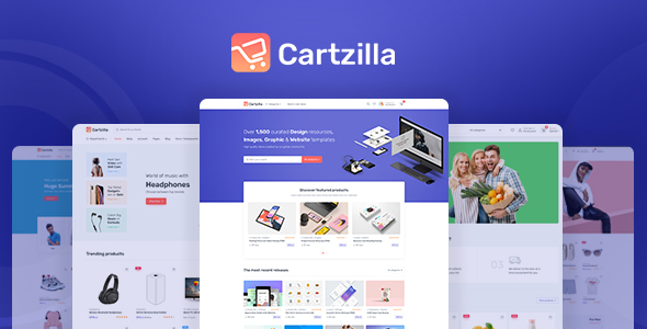 Cartzilla 1.0.47 – Theme WordPress cho cửa hàng tạp hóa và chợ kỹ thuật số