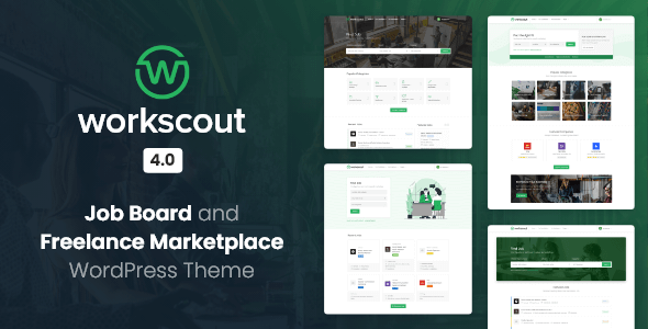 WorkScout 4.0.6 – Giao diện WordPress cho trang web việc làm