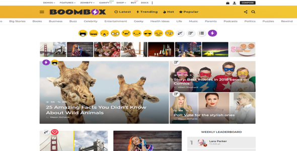 BoomBox 2.9.6 – Giao diện WordPress Tạp chí Viral