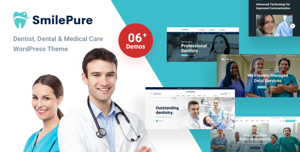 SmilePure 1.8.2 – Theme WordPress về Chăm sóc Nha khoa & Y tế