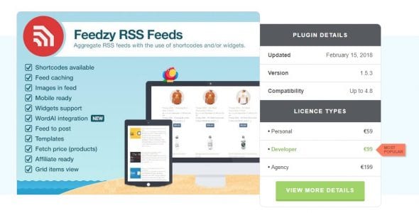 Nguồn cấp RSS Feedzy Premium 3.0.2