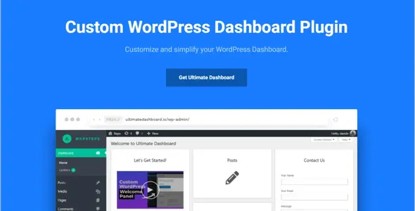 Ultimate Dashboard pro 3.10.3 – Plugin bảng điều khiển WordPress tùy chỉnh