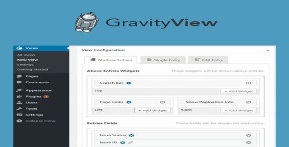 GravityView 2.39.1 + 15 tiện ích bổ sung