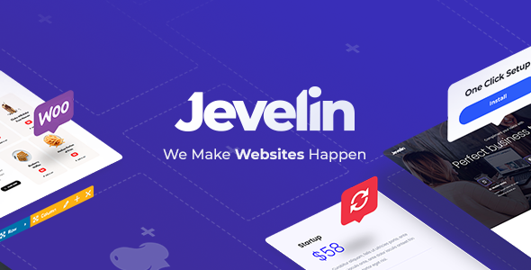 Jevelin 5.10 – Giao diện đáp ứng cao cấp đa năng