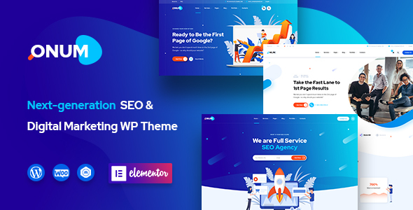 Onum 1.2.16.13 – Giao diện WordPress Elementor dành cho SEO & Tiếp thị