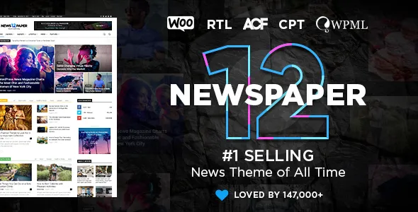 Tải xuống chủ đề WordPress Newspaper 12.6.1