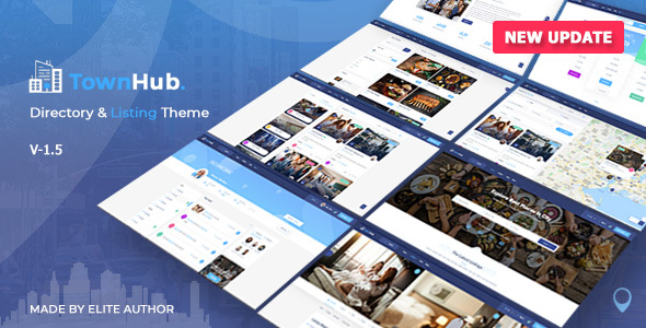 TownHub 1.8.2 – Giao diện WordPress danh mục & danh sách