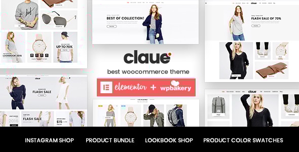 Claue 2.1.6 – Giao diện đáp ứng cho thời trang, danh mục đầu tư, blog và WooCommerce