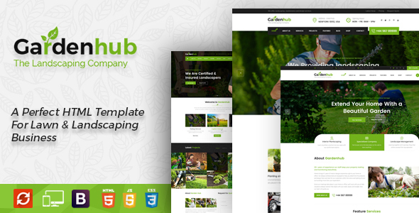 Garden HUB 1.3.8 – Giao diện WordPress về Sân cỏ & Cảnh quan