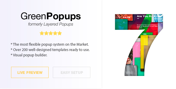Green Popups 7.50 – Plugin Popup cho WordPress