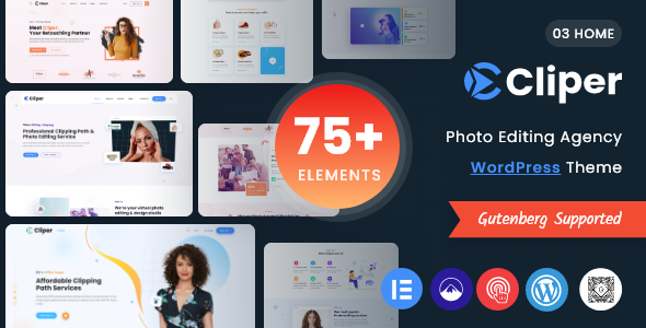 Cliper 1.2.4 – Giao diện WordPress của Cơ quan Clipping Path