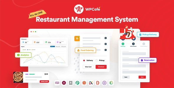 WPCafe 2.2.16 – Đặt bàn, Thực đơn & Đặt món ăn trực tuyến cho WooCommerce