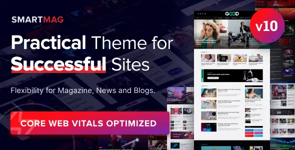 SmartMag 9.5.0 – Tạp chí WordPress Responsive & Retina