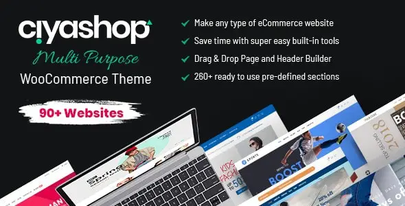 CiyaShop 4.16.0 – Giao diện WooCommerce đa năng, đáp ứng