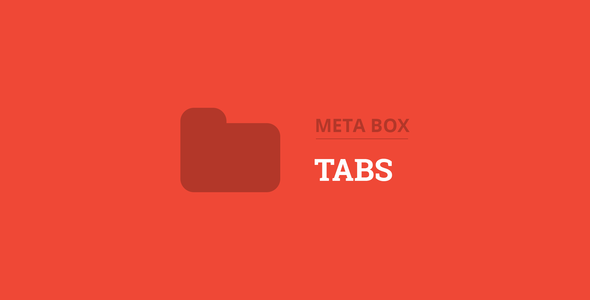 Tiện ích bổ sung Meta Box Tabs 1.1.17
