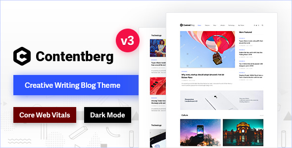 Contentberg 3.0.1 – Tiếp thị nội dung & Blog cá nhân
