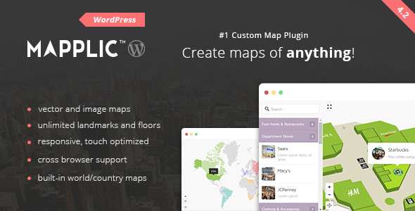 Mapplic 6.1.1 – Plugin Bản đồ tương tác tùy chỉnh