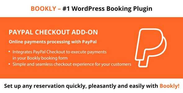 Tiện ích bổ sung thanh toán PayPal Bookly 2.5