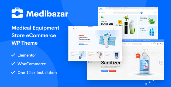 Medibazar 1.9.2 – Giao diện WooCommerce Y tế