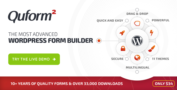 Quform 2.19.0 – Trình tạo biểu mẫu WordPress