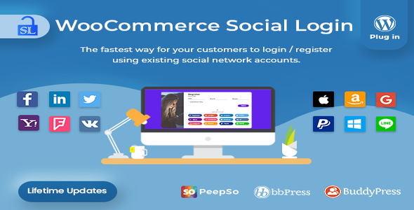 Đăng nhập bằng mạng xã hội – Plugin WooCommerce 2.5.1