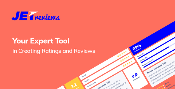 JetReviews 2.3.2.1 – Tiện ích đánh giá cho Elementor Page Builder