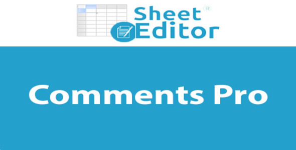 Tiện ích bổ sung WP Sheet Editor Comments Pro 1.1.37