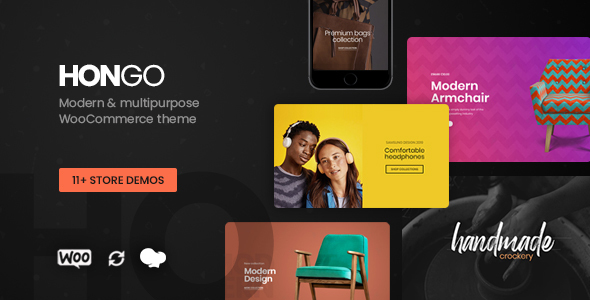Hongo 3.8 – Theme WordPress WooCommerce hiện đại và đa năng