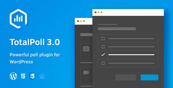 TotalPoll Pro 4.10.3 – Plugin thăm dò ý kiến WordPress đáp ứng