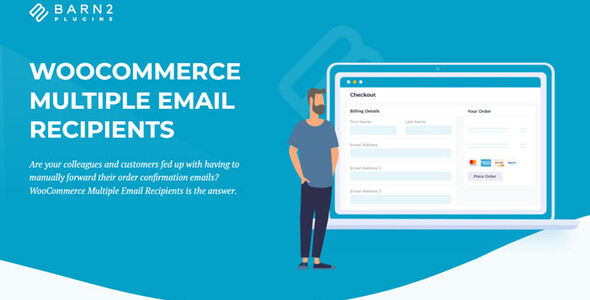 WooCommerce Nhiều Người Nhận Email 1.2.10 Bởi Barn2Media