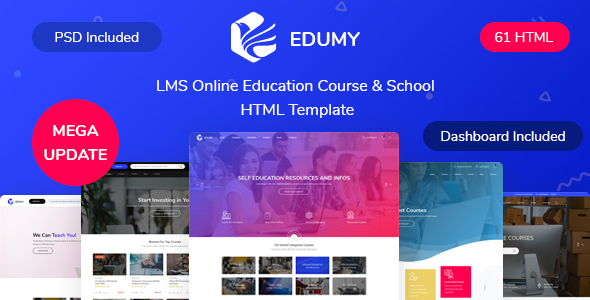 Edumy 1.2.30 – Chủ đề khóa học giáo dục trực tuyến LMS