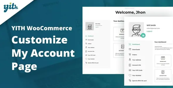 YITH WooCommerce Tùy chỉnh Trang Tài khoản của Tôi Premium 4.20.0