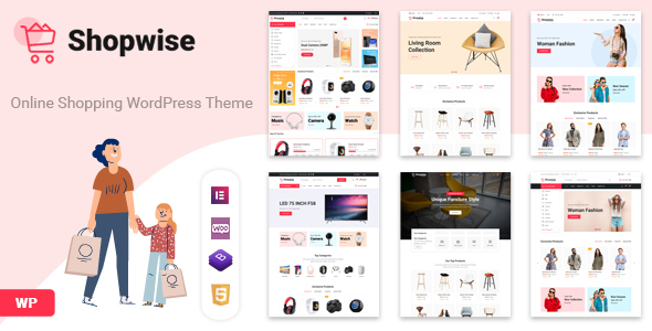 Shopwise Theme 1.6.7 – Trang web WooCommerce cho cửa hàng thời trang