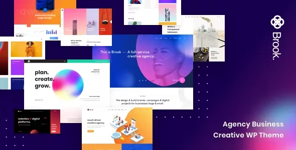 Brook 2.8.9 – Theme WordPress sáng tạo dành cho doanh nghiệp
