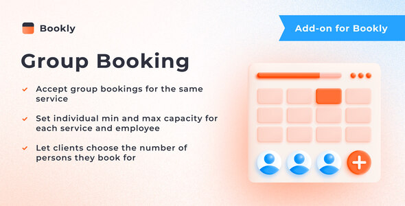 Tiện ích bổ sung đặt chỗ nhóm Bookly 3.1
