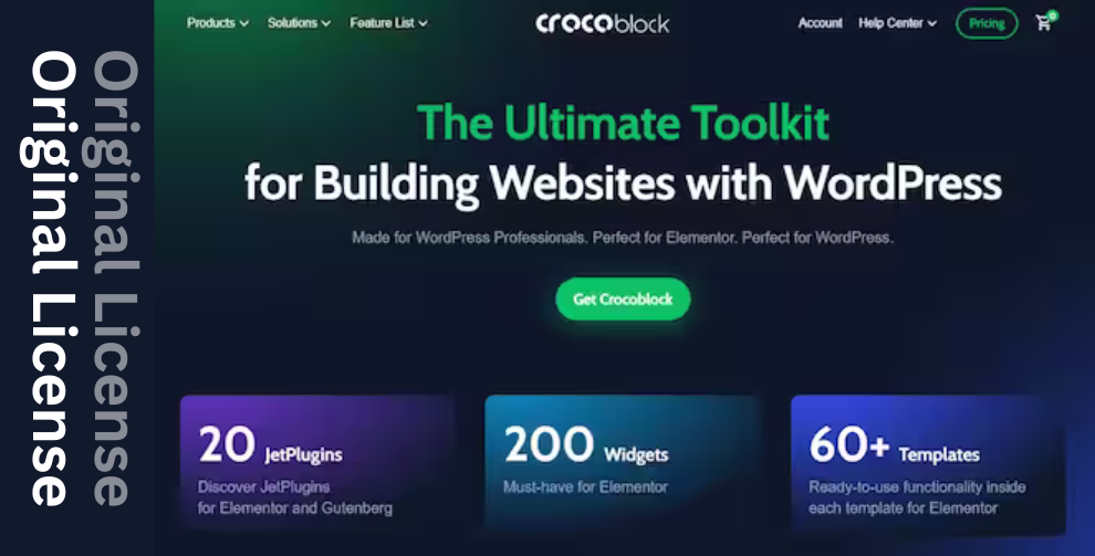 Crocoblock Wizard – Bản quyền gốc | Thanh toán một lần – Ưu đãi độc quyền