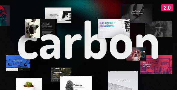 Carbon 2.9 – Chủ đề WordPress đa năng tối giản sạch sẽ