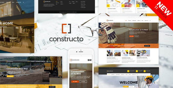 Constructo 4.3.9 – Theme WordPress về xây dựng