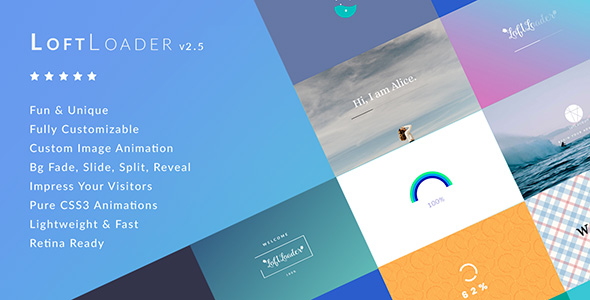 LoftLoader Pro 2.5 – Plugin tải trước cho WordPress