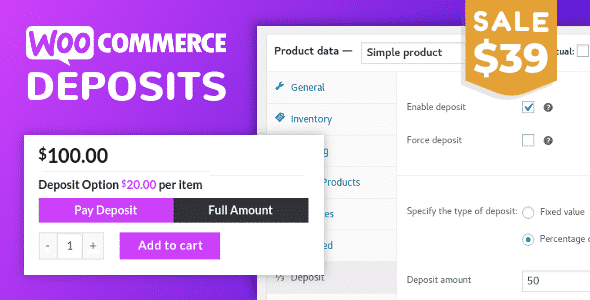 Thanh toán một phần tiền gửi WooCommerce 4.3.3