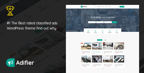 Adifier 3.9.6 – Giao diện WordPress rao vặt