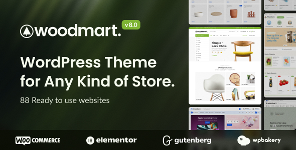 WoodMart 8.2.5 Giao diện WooCommerce đáp ứng
