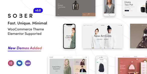 Sober 3.5.0 – Giao diện WordPress WooCommerce