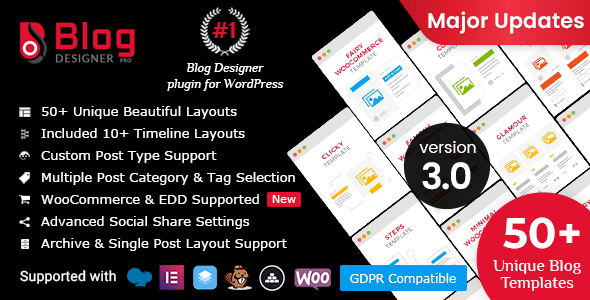 Blog Designer Pro cho WordPress 3.4.5