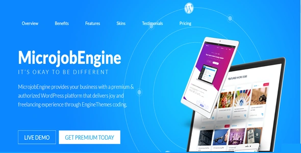 MicrojobEngine 1.3.9 – Giao diện WordPress cho thị trường dịch vụ + Tiện ích bổ sung