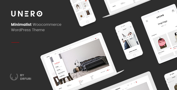 Unero 2.2.6 – Chủ đề WordPress AJAX WooCommerce tối giản
