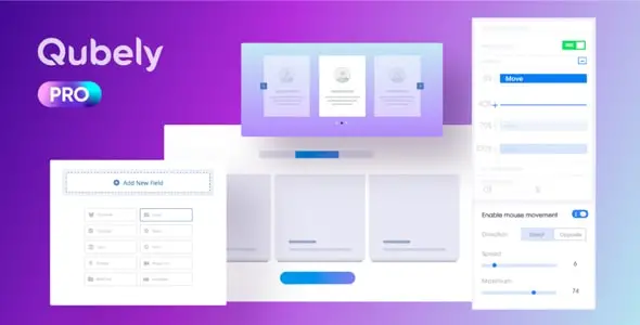 Qubely Pro 1.4.3 – Khối Gutenberg và Trình tạo trang