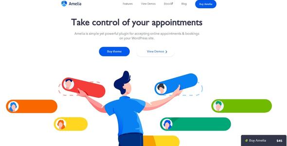 Amelia 8.3.1 – Plugin đặt lịch hẹn WordPress cấp doanh nghiệp