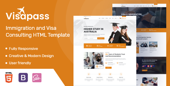 Visapass 1.1.0 – Theme WordPress tư vấn di trú