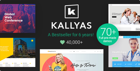 KALLYAS 4.22.0 – Giao diện WordPress đa năng